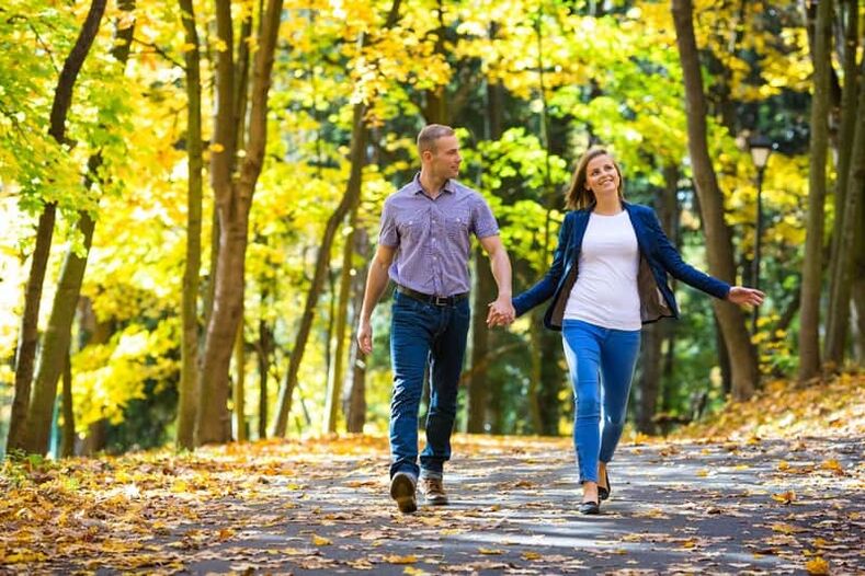 Hiking increases potency